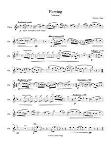 Flowing (solo oboe): Flowing (solo oboe) by Jordan Grigg