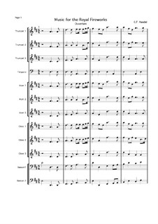 Overture: partituras completas, partes by Georg Friedrich Händel