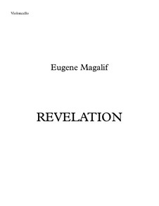 Revelation: For viola and chamber orchestra – cello part by Eugene Magalif