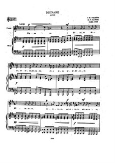 Te Deum 'Dettingen', HWV 283: Aria 'Dignare', for voice and piano by Georg Friedrich Händel