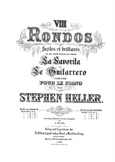 Four Rondos on Themes from 'The Favorite' by Donizetti, Op.22: Rondo No.2 by Stephen Heller