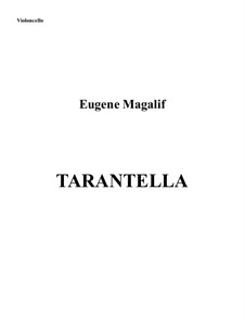 Tarantella: For trumpet-piccolo, strings and percussion – cello part by Eugene Magalif