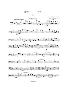 Piano Trio in D Major, Op.22: parte violoncelo by Ivan Kryzhanovsky