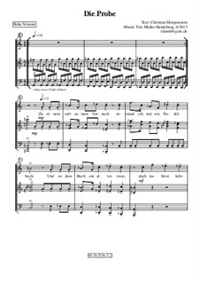 Die Probe (Lied): Die Probe (Lied) by Tilo Mueller-Heidelberg