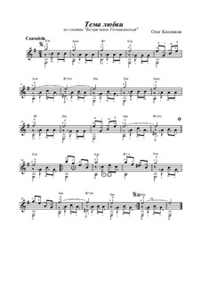 Сюита для гитары 'Белая пани Гольшанская', Op.5-a: No.1 Тема любви by Oleg Kopenkov