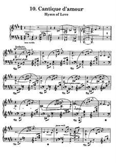 Harmonies poétiques et religieuses, S.173: No.10 Cantique d'amour by Franz Liszt