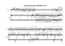 3 Sonatinas for Flute and Piano: Sonatina No.1, MVWV 534 by Maurice Verheul