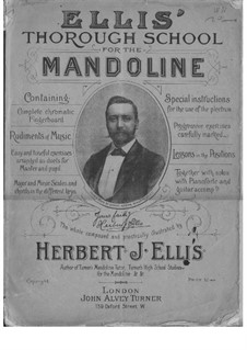 Thorough School for the Mandoline: Thorough School for the Mandoline by Herbert J. Ellis