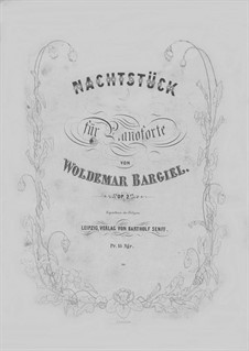 Nachtstück, Op.2: Nachtstück by Woldemar Bargiel