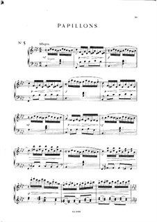 Five Pieces: No.5 Papillons, Op.28 by Mel Bonis