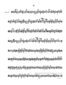 Quick Suite, Op.18: No.2 Minuet, for solo viola by Dov Rosenschein