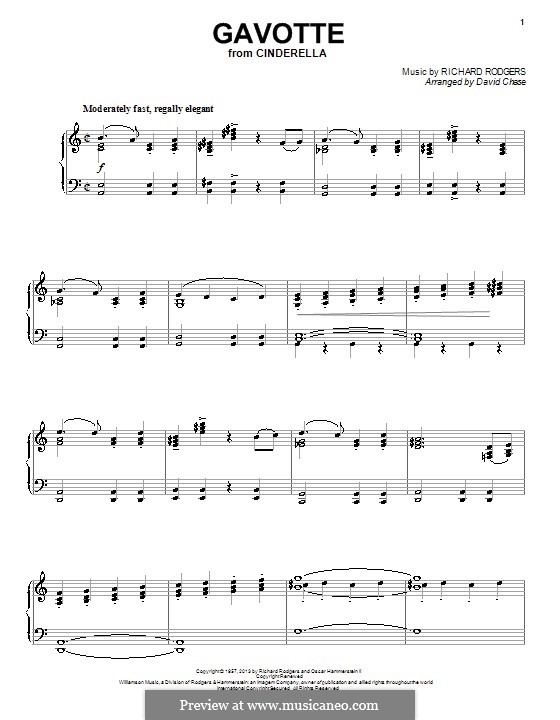 Gavotte: Para vocais e piano (ou Guitarra) by Richard Rodgers