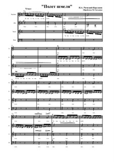 Flight of the Bumblebee: para coro misto by Nikolai Rimsky-Korsakov
