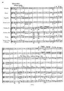 Symphony No.5 in B Flat Major, D.485: movimento III by Franz Schubert