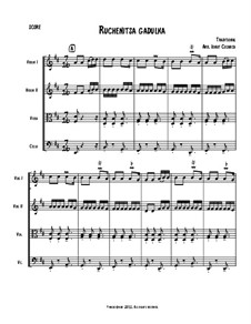 Ruchenitsa Gadulka for string quartet: Ruchenitsa Gadulka for string quartet by folklore
