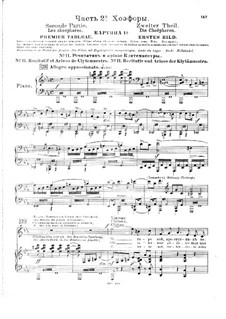 Oresteia: Movement II, Scene I by Sergei Taneyev