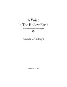 A Voice in the Hollow Earth: A Voice in the Hollow Earth by Amanda McCullough