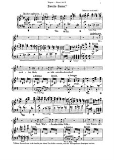 Rienzi, the Last of the Tribunes, WWV 49: Adriano Arie by Richard Wagner