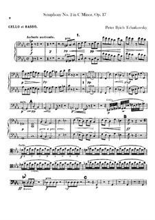 Complete set: Violoncelos e partes em contrabaixos  by Pyotr Tchaikovsky