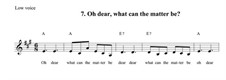 Oh Dear What Can the Matter Be?: For voice and guitar chords by folklore