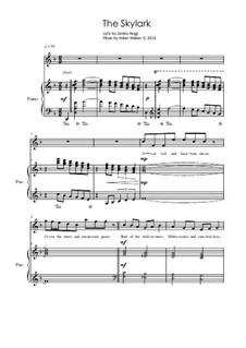 The Skylark: Para vocais e piano by Helen Walker