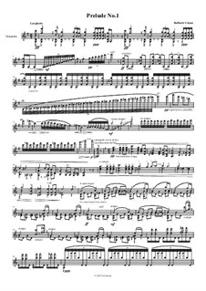 Prelude No.1 for solo mandolin, Op.45: Prelude No.1 for solo mandolin by Raffaele Calace