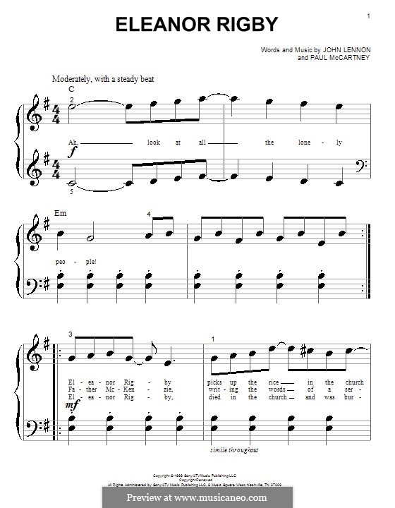 Piano version: para um único musico (Editado por H. Bulow) by John Lennon, Paul McCartney
