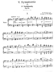 Complete Movements: Para Piano by Pyotr Tchaikovsky