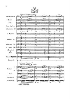 Fragments: Act I, No.6 Valse by Pyotr Tchaikovsky