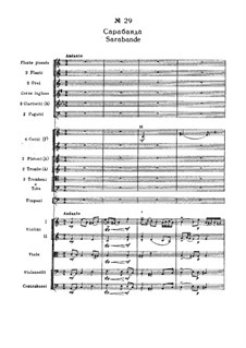 Fragments: Act III, No.29 Sarabande by Pyotr Tchaikovsky