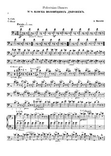 Polovtsian Dances: parte violoncelo e contrabaixo by Alexander Borodin