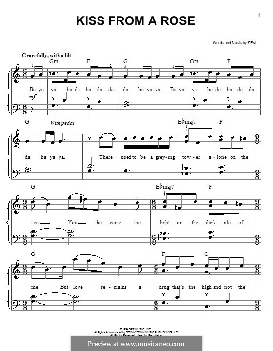 Kiss from a Rose por Seal Partituras on músicaNeo