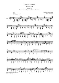 Этюды для гитары соло в стиле 'Кантри' 2, Op.15 No.4: Этюды для гитары соло в стиле 'Кантри' 2 by Alexander Khodakovsky