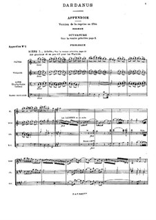 Dardanus, RCT 35: Version de la reprise en 1744 by Jean-Philippe Rameau