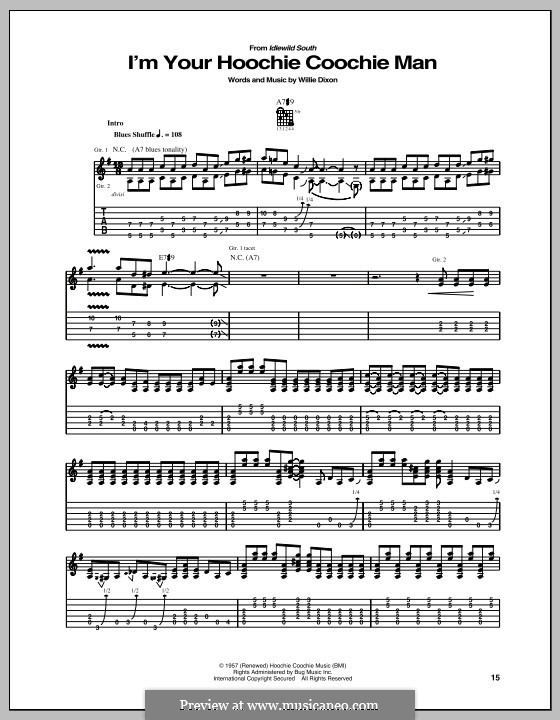 I'm Your Hoochie Coochie Man (Muddy Waters) por W. Dixon em músicaNeo