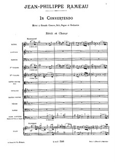 In Convertendo: partitura completa by Jean-Philippe Rameau