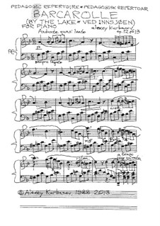 Barcarolle, Op.12 No.13: Barcarolle by Alexey Kurbanov