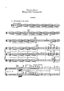 Rapsodie espagnole, M.54: parte violas by Maurice Ravel