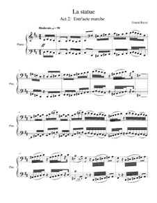 La statue (The Statue): Entr'acte marche by Ernest Reyer