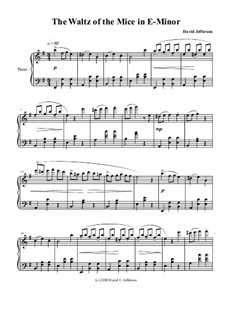 Piano Studies Bk.1: No.VII - The Waltz of the Mice in E minor by David Jefferson