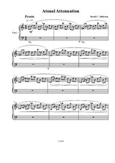 Piano Studies Bk.1: No.XII - Atonal Attenuation No.1 by David Jefferson