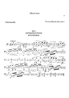 Mlada. Suite: parte violoncelo by Nikolai Rimsky-Korsakov