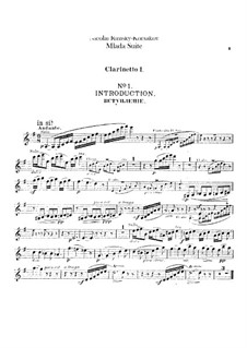 Mlada. Suite: parte clarinetas by Nikolai Rimsky-Korsakov
