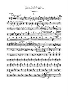 Symphony No.3 in C Major, Op.32: Peça para Timpano by Nikolai Rimsky-Korsakov