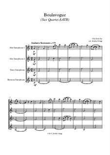 Boulavogue: For sax quartet AATB by Patrick Joseph McCall