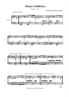 Danca Celtiberica: For piano - C by Anjos Teixeira