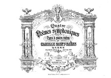 Danse macabre (The Dance of Death), Op.40: para piano de quadro mãos by Camille Saint-Saëns