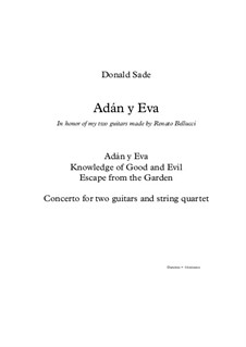 Adán y Eva: partitura by Donald Sade