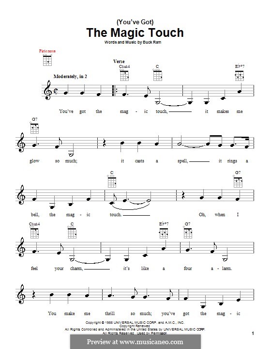 (You've Got) The Magic Touch (The Platters): para ukulele by Buck Ram