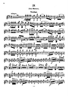 Jota Navarra, Op.22: para violino e piano - parte violino by Pablo de Sarasate